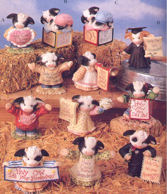 moo moo cow figurines